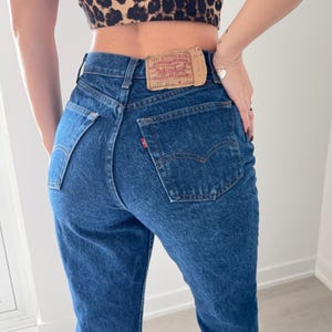 Vintage 80s Levi’s 501 Jeans – Made in USA – 1985 Denim High Waisted Straight Leg W28 L33 / perfekter Zustand