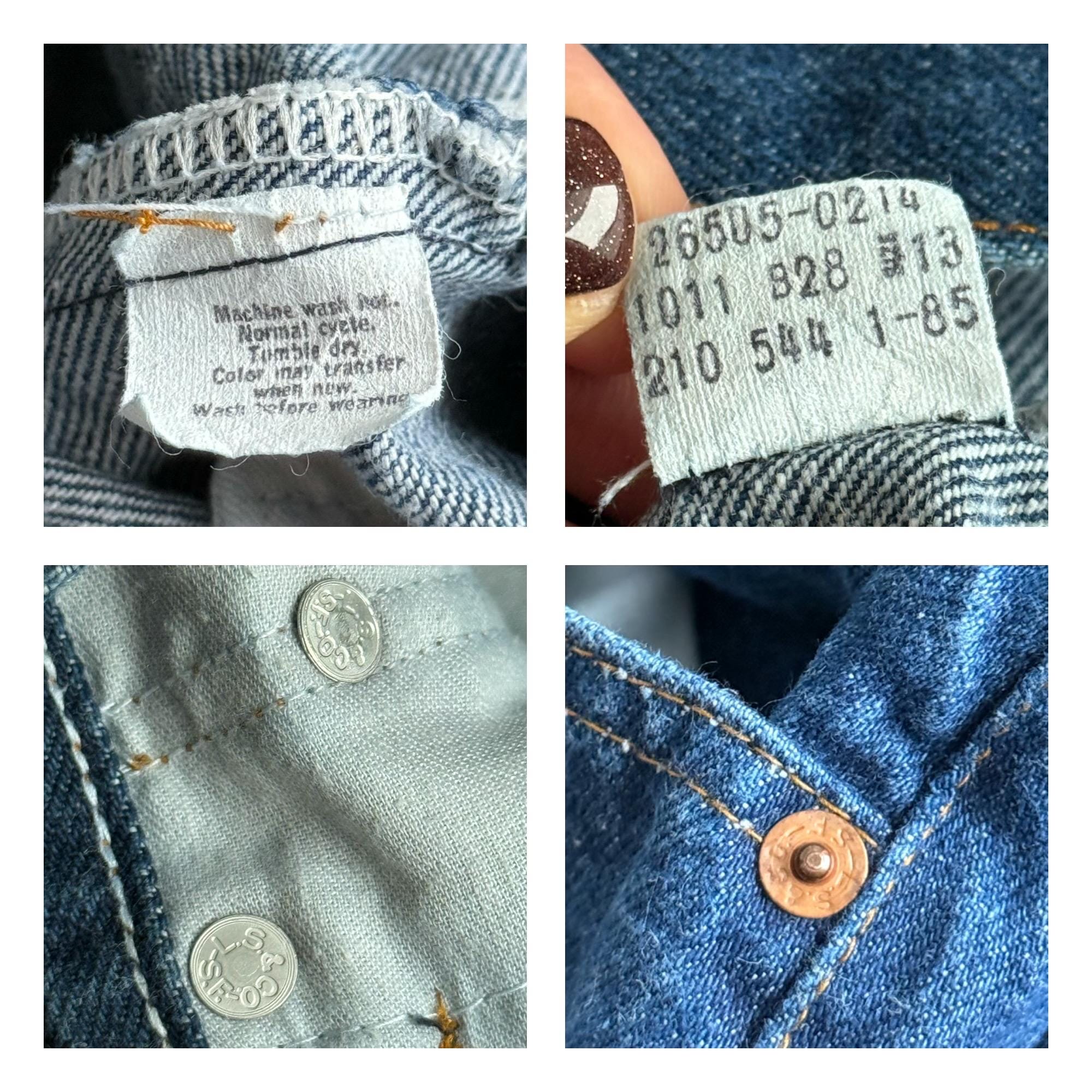 Vintage 80s Levi's 501 Jeans – Made in USA – 1985 Denim High