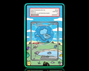 Bubble Mew Pokemon Card Extended Art, Paldean Fates