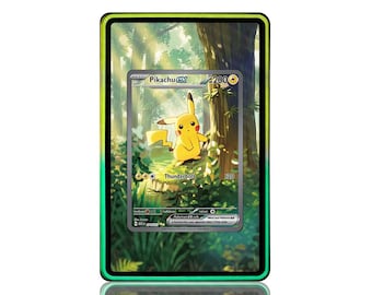 Pikachu Pokemon Card Extended Art, Ascended Heroes, Ultra Pro One Touch