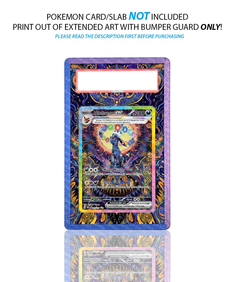 card guard pokemon PSA Slab Stylish and lightweight Umbreon Pokemon Card Extended Art