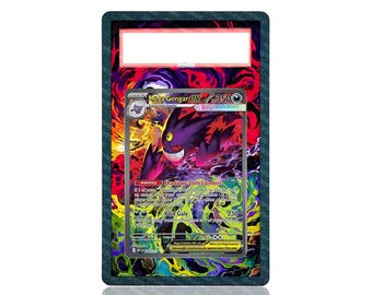 Mega Gengar Pokemon Card Extended Art with Bumper Guard (Physical Print)
