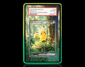 Pikachu Pokemon Card Extended Art, Ascended Heroes