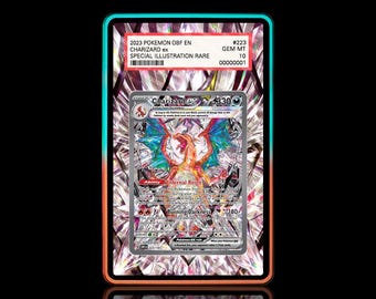 Charizard Pokemon Card Extended Art, Obsidian Flames