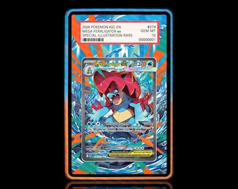 Mega Feraligatr Pokemon Card Extended Art, Ascended Heroes