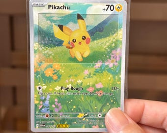 Meadow Pikachu Full Art (Physical Print)