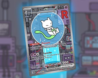 Bubble Mewtwo Custom Made Card