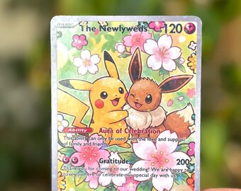 pokemon wedding card Japanese Couple's Pokmon Invitation is the Greatest of All Time Pokemon Center Original Pokemon Garden