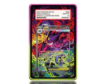 Gengar Pokemon Card Extended Art, Mega evolution, Ascended Heroes