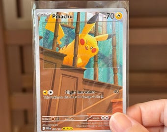 Squished Face Pikachu Full Art (Physical Print)