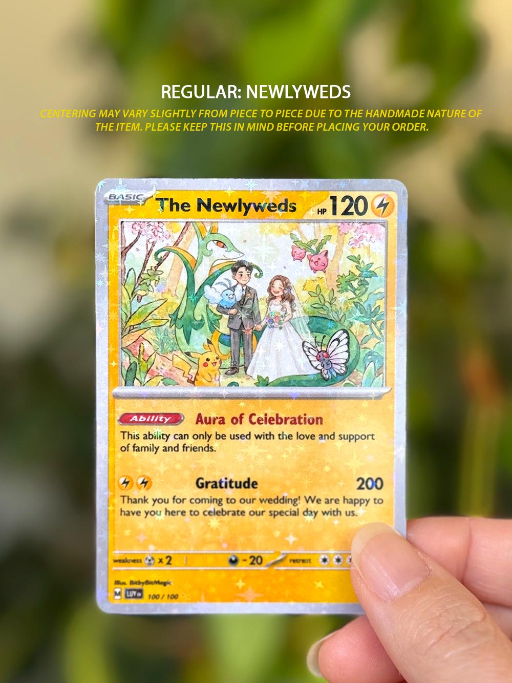 wedding favors pokemon tcg booster packs Wedding Card