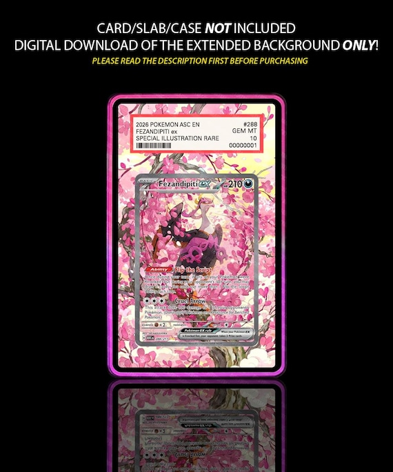 Fezandipiti Pokemon Card Extended Art, Ascended Heroes - Etsy UK