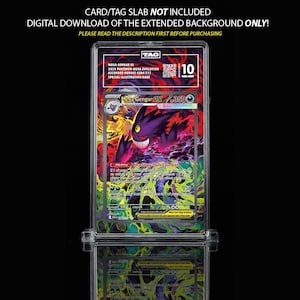 Gengar Pokemon Card Extended Art, Mega evolution, Ascended Heroes