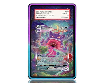 Gengar VMAX Pokemon Card Extended Art, Fusion Strike