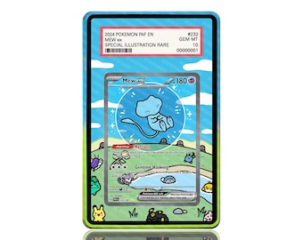 Bubble Mew Pokemon Card Extended Art, Paldean Fates