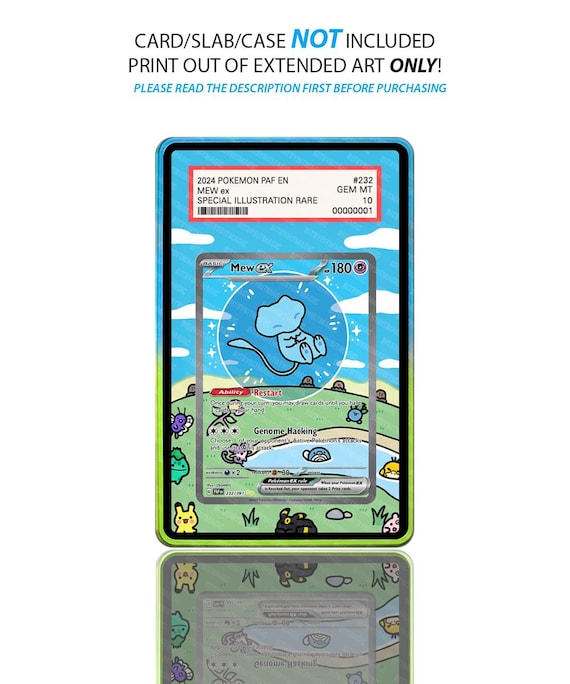 blue mew pokemon card 2023 Pokmon - Paldean Fates - Special Illustration Rare - ex - Bubble Mew have for your premier collection. Mew 025/025 Gold Pokemon Celebrations