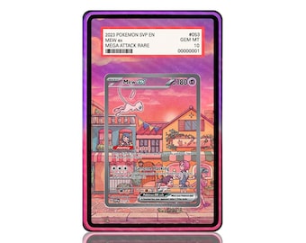 Mew Pokemon Card Extended Art, Pokemon 151, Scarlet & Viole