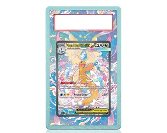 Mega Dragonite Pokemon Card Extended Art with Bumper Guard (Physical Print)