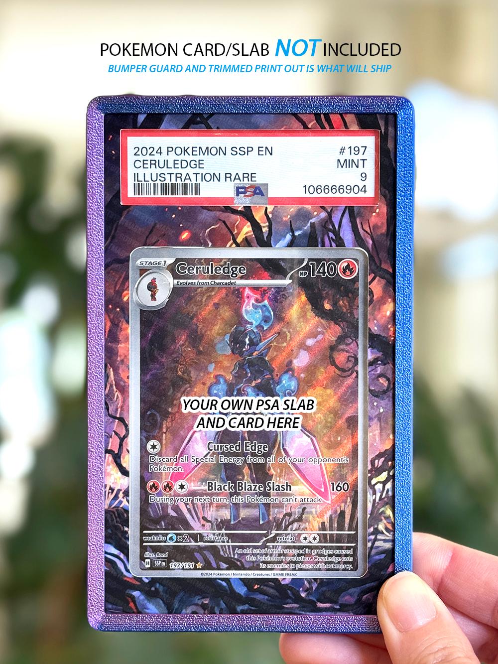 ceruledge pokemon card value CGC 10 GEM MINT Japanese 2024 109/106 Super Ele PKMhobby proof acrylic case ceruledge pokemon card value How