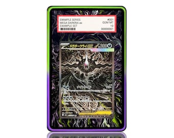 Mega Darkrai Pokemon Card Extended Art (Physical Print)