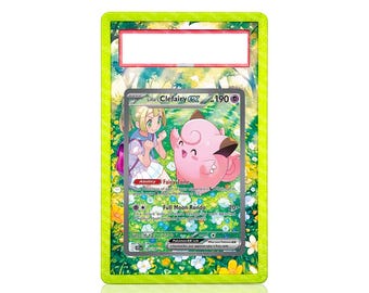 Lillie's Clefairy Pokemon Card Extended Art With Bumper Guard