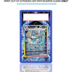Vaporeon Pokemon Card Extended Art, Prismatic Evolutions, PSA Bumper Guard