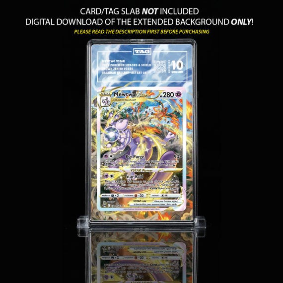 mewtwo pokemon card crown zenith VSTAR Galarian Gallery Holo #GG44 CGC 10 #1 Pokémon Hit Points130 HP Form Mewtwo Vstar GG44 Chase Card