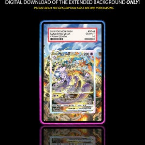Mewtwo VSTAR Pokemon Card Extended Art, Crown Zenith, Galarian Gallery -  Etsy
