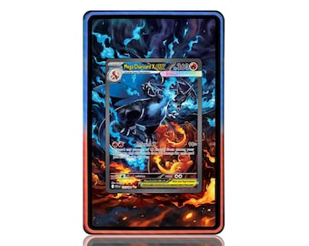 Mega Charizard X Pokemon Card Extended Art, Phantasmal Flames, Ultra Pro One Touch