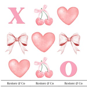 Lazo de corazón rosa retro PNG: descarga digital coqueta del día de San Valentín para diseños de camisetas lindos y modernos