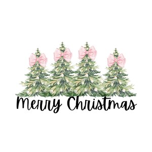 Arbre de Noël vintage PNG avec noeud : Joyeux Noël en téléchargement numérique pour les sweat-shirts et les travaux manuels