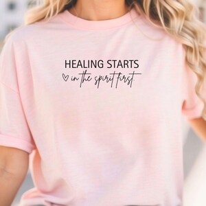 Healing Starts Shirt, Self Love Shirt, Inspirational Shirt, Motivational Shirt, Kindness Shirt, Positive Shirt, Mental Health Shirt