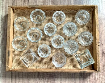 Vintage Glass Salt Cellar: 1900s-1950s, Choice of Styles