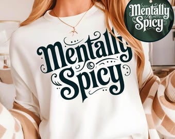 Psychisch würzige Worte png svg, lustige Sublimation für psychische Gesundheit, sarkastische png svg, Trendy Womens Sarkasmus, freche png svg, digitaler Download