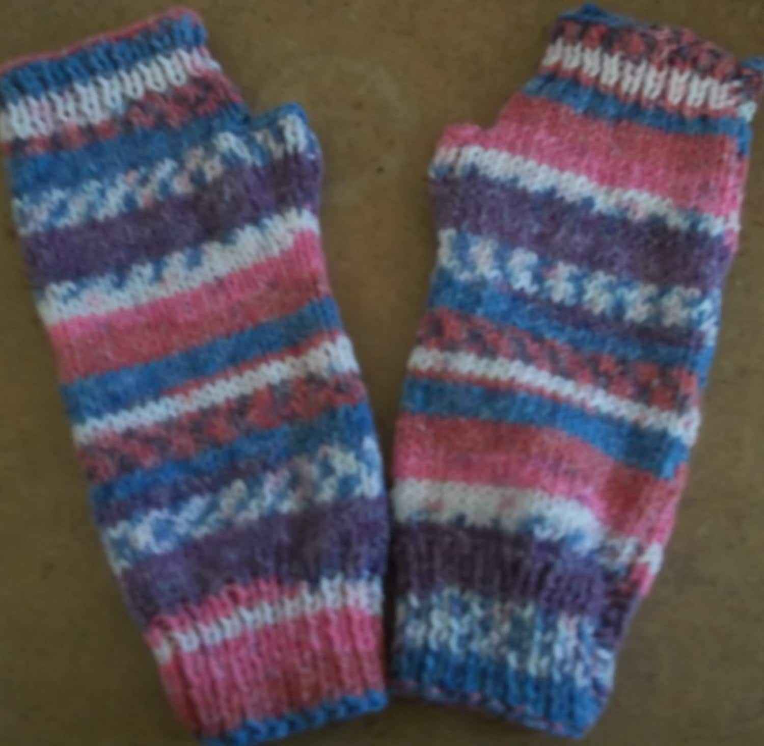 fair isle effect yarn
