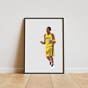 Kobe Bryant Celebration Poster | Faceless Digital Illustration