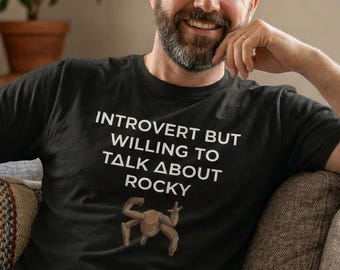Introvert, maar bereid om te praten over Rocky T-shirt Project Film Hail Mary