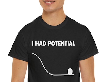 I Had Potential T-shirt, op Project Hail Mary geïnspireerd T-shirt, Ryland Grace Ryan Gosling 2026 filmshirt, comfortkleuren sciencefictionboekenliefhebber cadeau