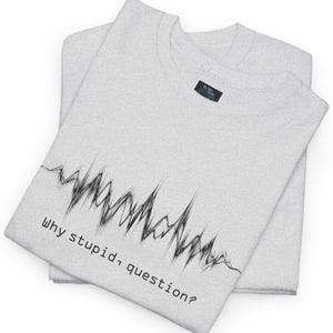 Project Hail Mary Why Stupid Question Rocky Sound Wave Gift for Book Lovers BookTok Andy Weir Science Fiction Tee NASA Space Fan scifi