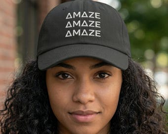 Amaze Amaze Amaze geborduurde baseballpet, Project Hail Mary Rocky Hat, SciFi Book Lover Gift, Eridian Alien fan verstelbare pet