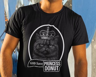 Princess Donut Dungeon Crawler Carl Shirt LitRPG Fantasy Gift for Unisex matt dinniman Cotton Tee God Save the Queen Parody Gaming Lover