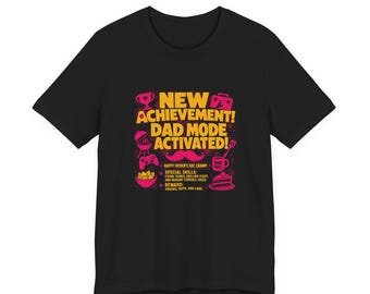Gamer Dad Shirt Fathers Day Gift, Dad Mode Activated Tee, Funny Grilling Dad, BBQ Video Game Dad, LitRPG Dungeon Crawler Carl Fan Gift