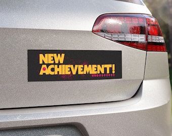New Achievement Car Magnet DCC Dungeon Crawler Carl LitRPG Gift For Fantasy SciFi Book Lovers BookTok Readers Gaming Fans 10x3 Decoration