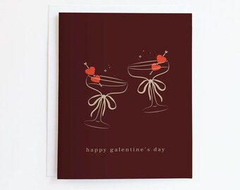 Galentine's Day Cocktail Card