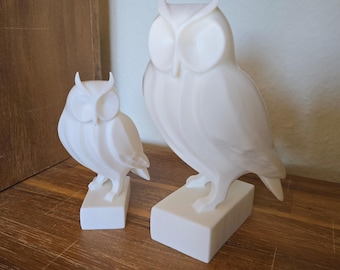 Figura de búho impresa en 3D de PLA | Decoración | Idea de regalo | Búho moderno para el hogar o la oficina