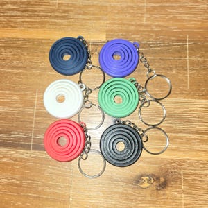 Chaveiro antiestresse personalizado impresso em 3D | Bolas giratórias | Até 2 cores à sua escolha | Presente, enfeite para bolsa