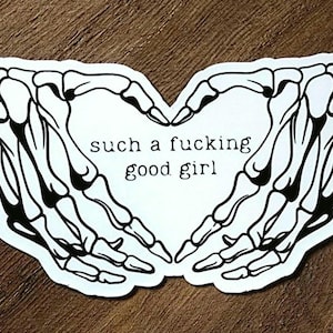 Such a Good Girl Sticker, Bookish Decal, Dark Romance Reader, Kindle Smut Dirty Books, Book Club, STFUATTDLAGG, Bookstagram, BookTok Merch