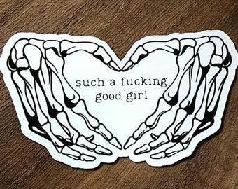Such a Good Girl Sticker, Bookish Decal, Dark Romance Reader, Kindle Smut Dirty Books, Book Club, STFUATTDLAGG, Bookstagram, BookTok Merch