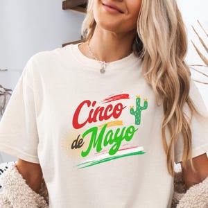 Cinco de Mayo Shirt Unisex Comfort Colors® T-shirt Perfect for Festive Celebration Unique Gift for Friend and Family Mexico Fiesta Tee
