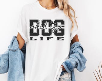 Camiseta de Shih Tzu con colores cómodos, estilo vintage